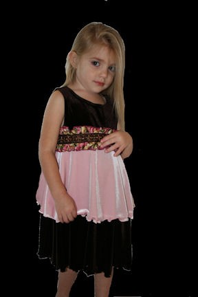 Chocolate Rose Layered Dress
